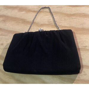 Vintage Black Formal Clutch, Vintage fashion, Accessories